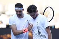 Dominic Thiem after his defeat to Grigor Dimitrov at the Australian Open